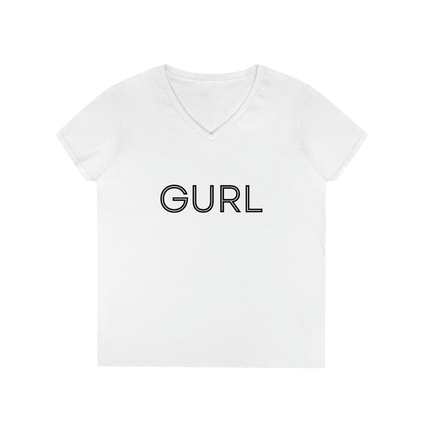 Ladies' V-Neck T-Shirt - GURL