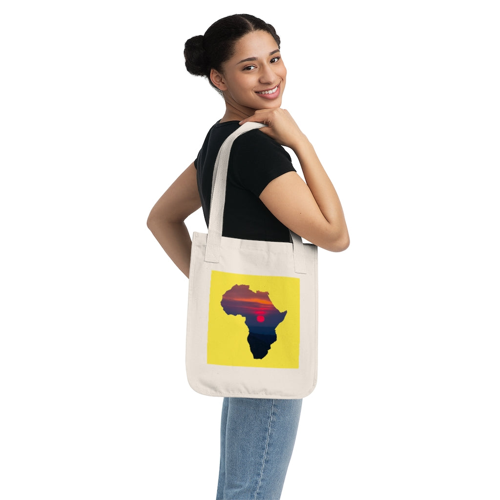 Organic Canvas Tote Bag - Africa