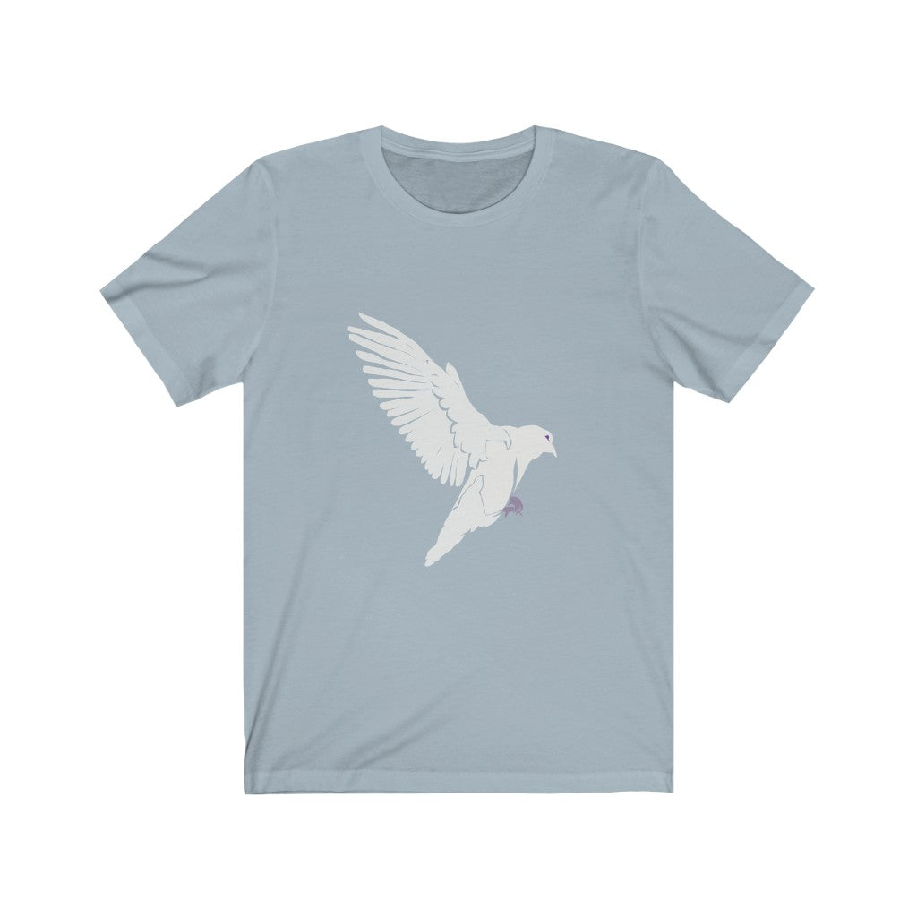 Unisex Jersey Short Sleeve Tee - White Dove