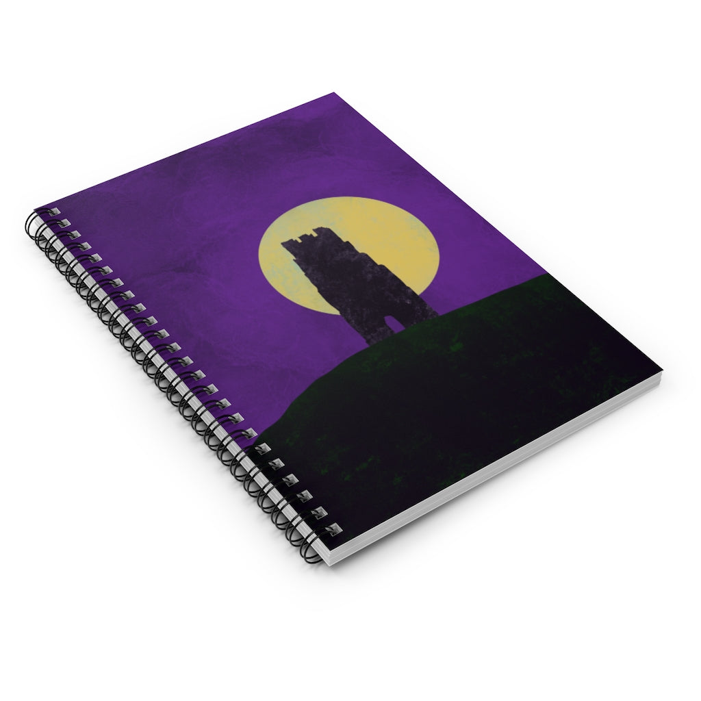 Night Tower - Spiral Notebook - Ruled Line