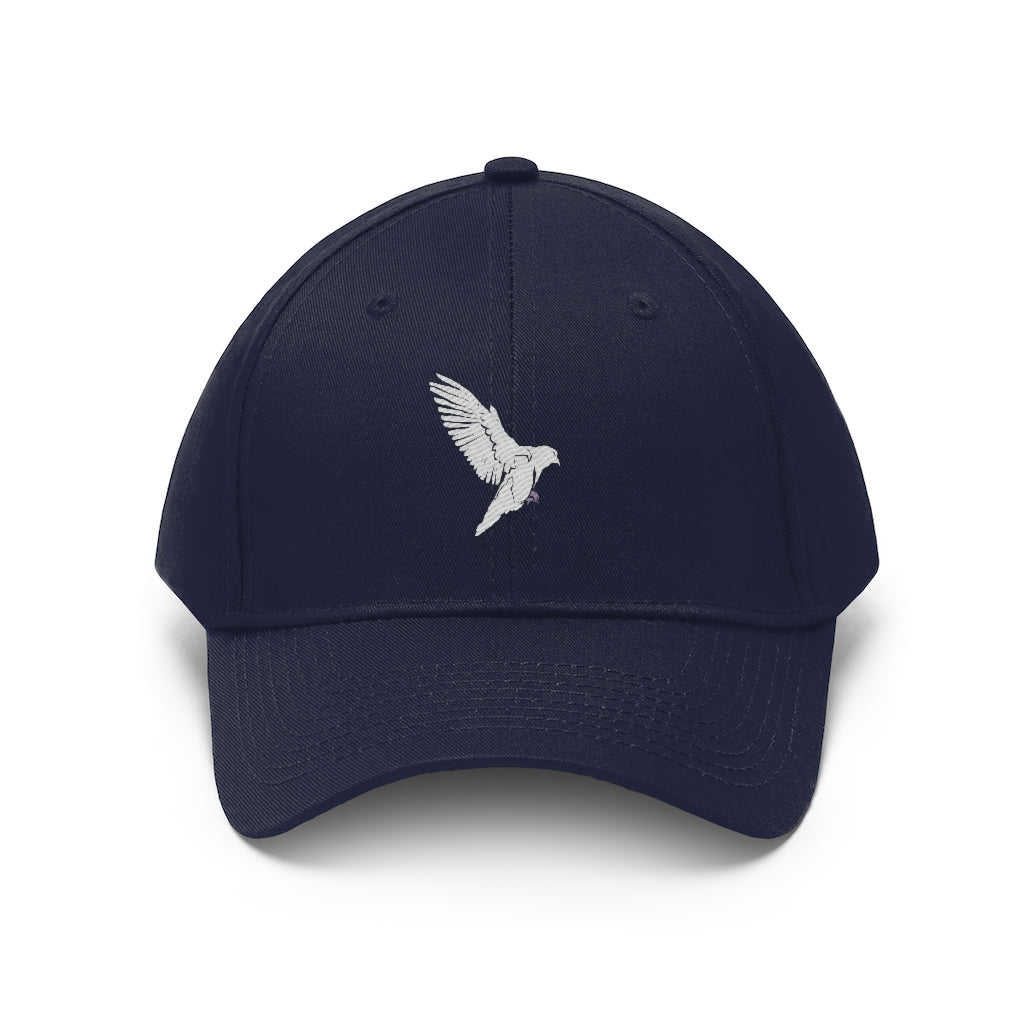 Unisex Twill Hat - White Dove