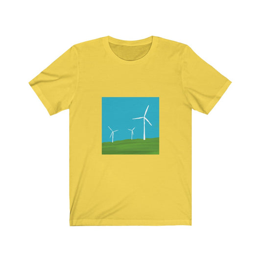 Unisex Jersey Short Sleeve Tee - Wind Turbines