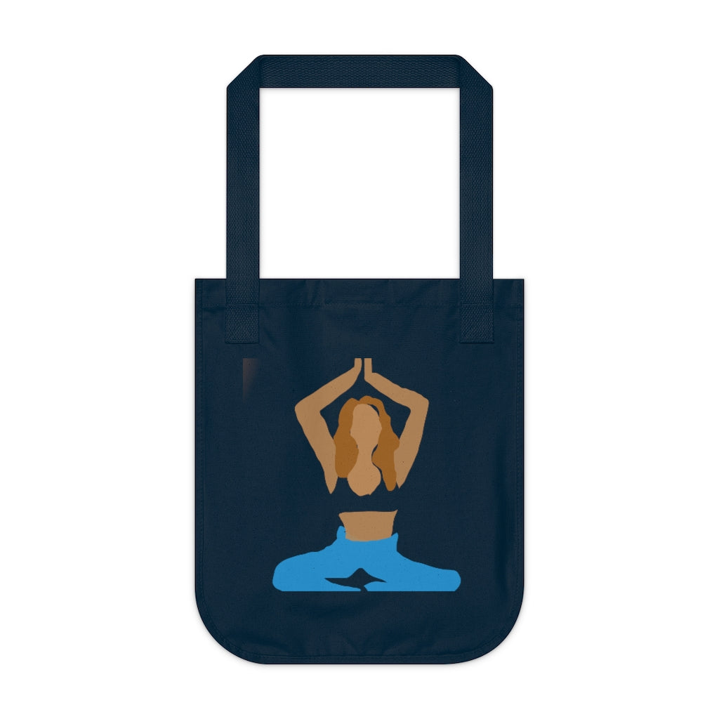 Organic Canvas Tote Bag - Yoga