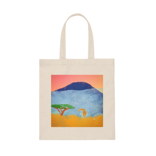 Canvas Tote Bag - African Scene