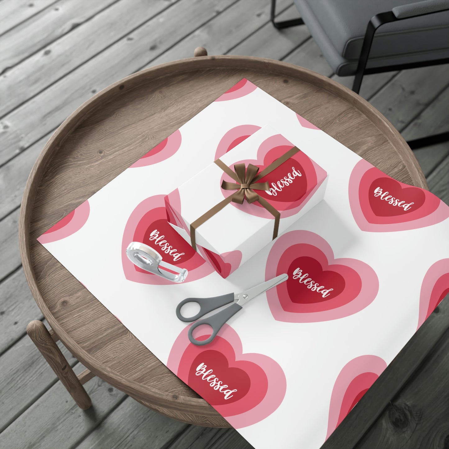 Blessed Heart Gift Wrap