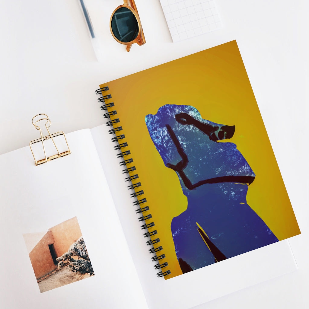 Easter Island Cover - Spiral Notebook - Ruled Line