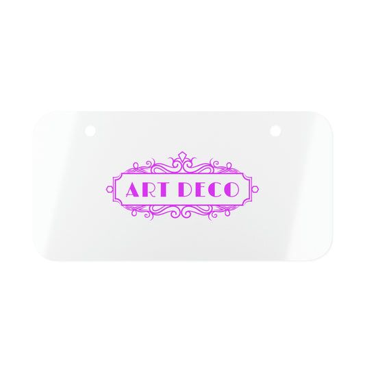 ART DECO - Mini License Plate