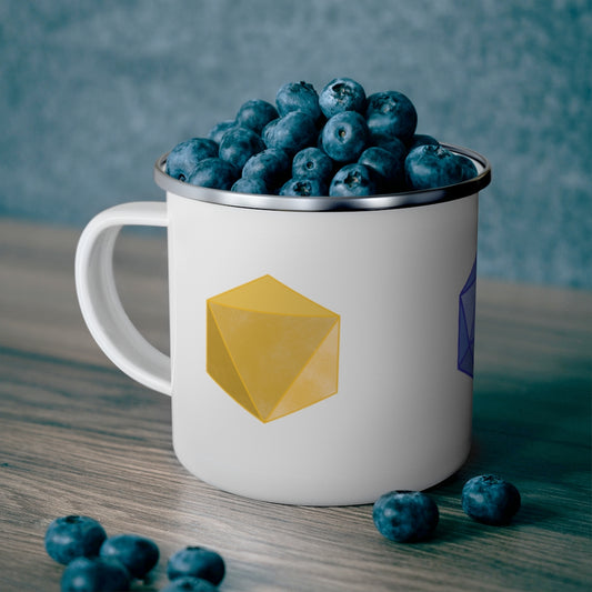 Enamel Camping Mug - Platonic Solids