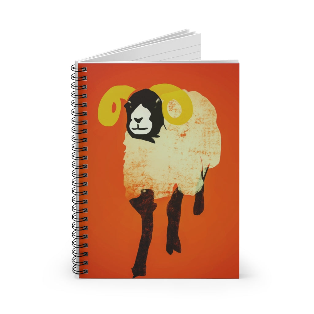 Ram Cover - Spiral Notebook - Ruled Line