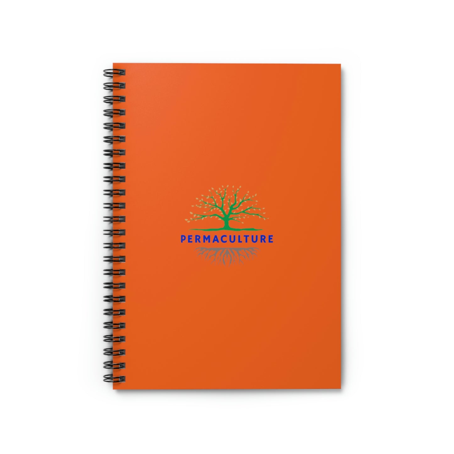 Permaculture - Spiral Notebook - Ruled Line - Blue Cover