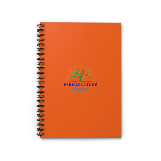 Permaculture - Spiral Notebook - Ruled Line - Blue Cover