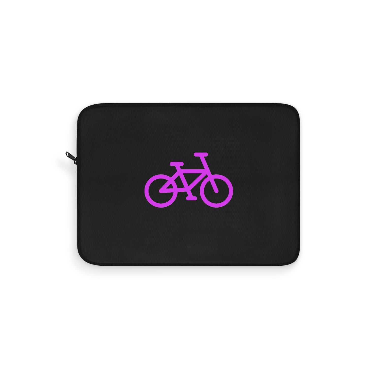 Laptop Sleeve - Bike - Black + Pink
