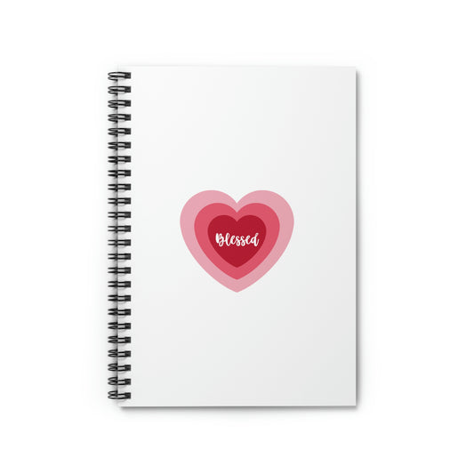 Blessed Heart - Spiral Notebook - Ruled Line