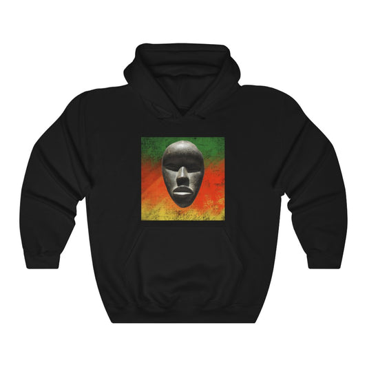African Mask - Unisex Heavy Blend™ Hooded Sweatshirt