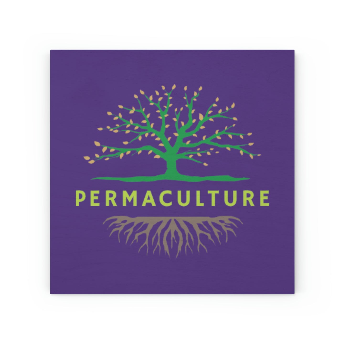Wood Canvas - Permaculture - Purple