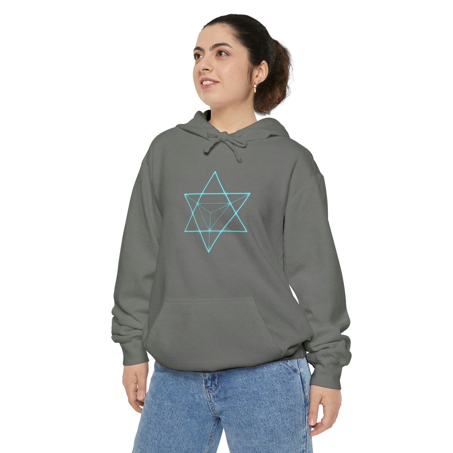 Sacred Geometry - Unisex Garment-Dyed Hoodie