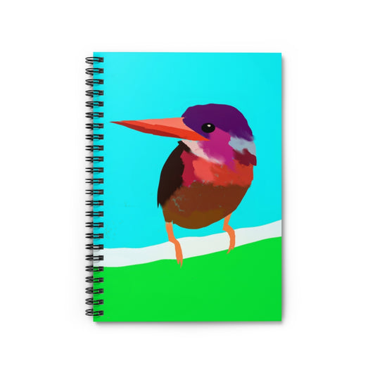 Bird Design - Spiral Notebook - Ruled Line