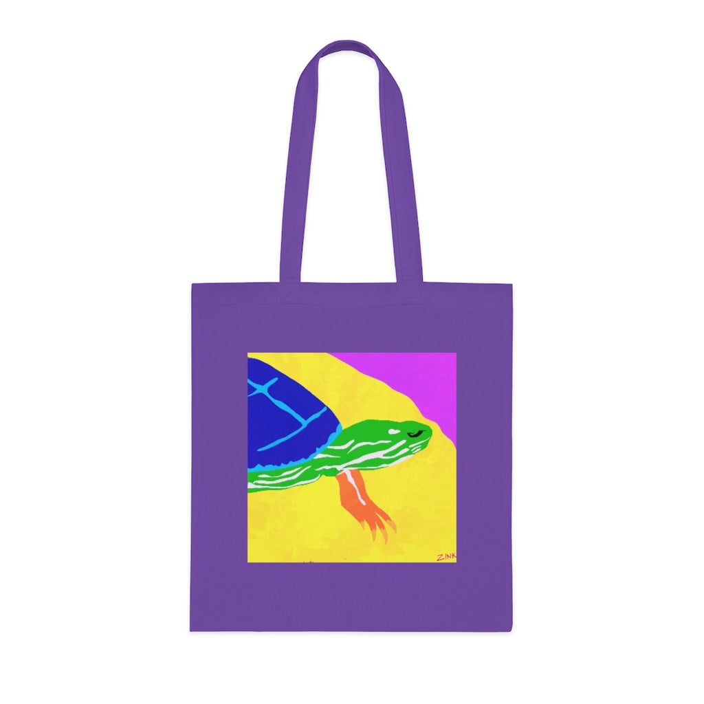 Cotton Tote - Turtle Design