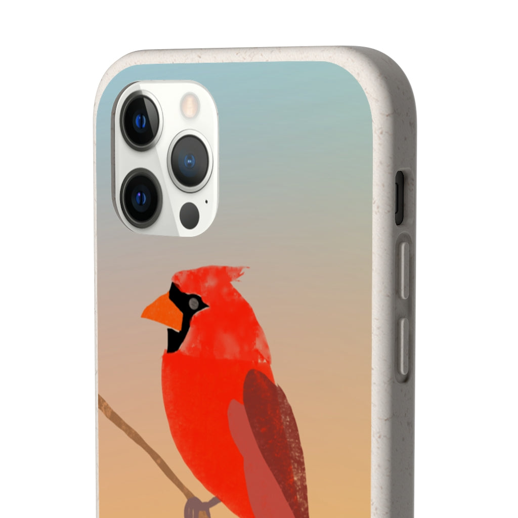 Biodegradable Case - Cardinal