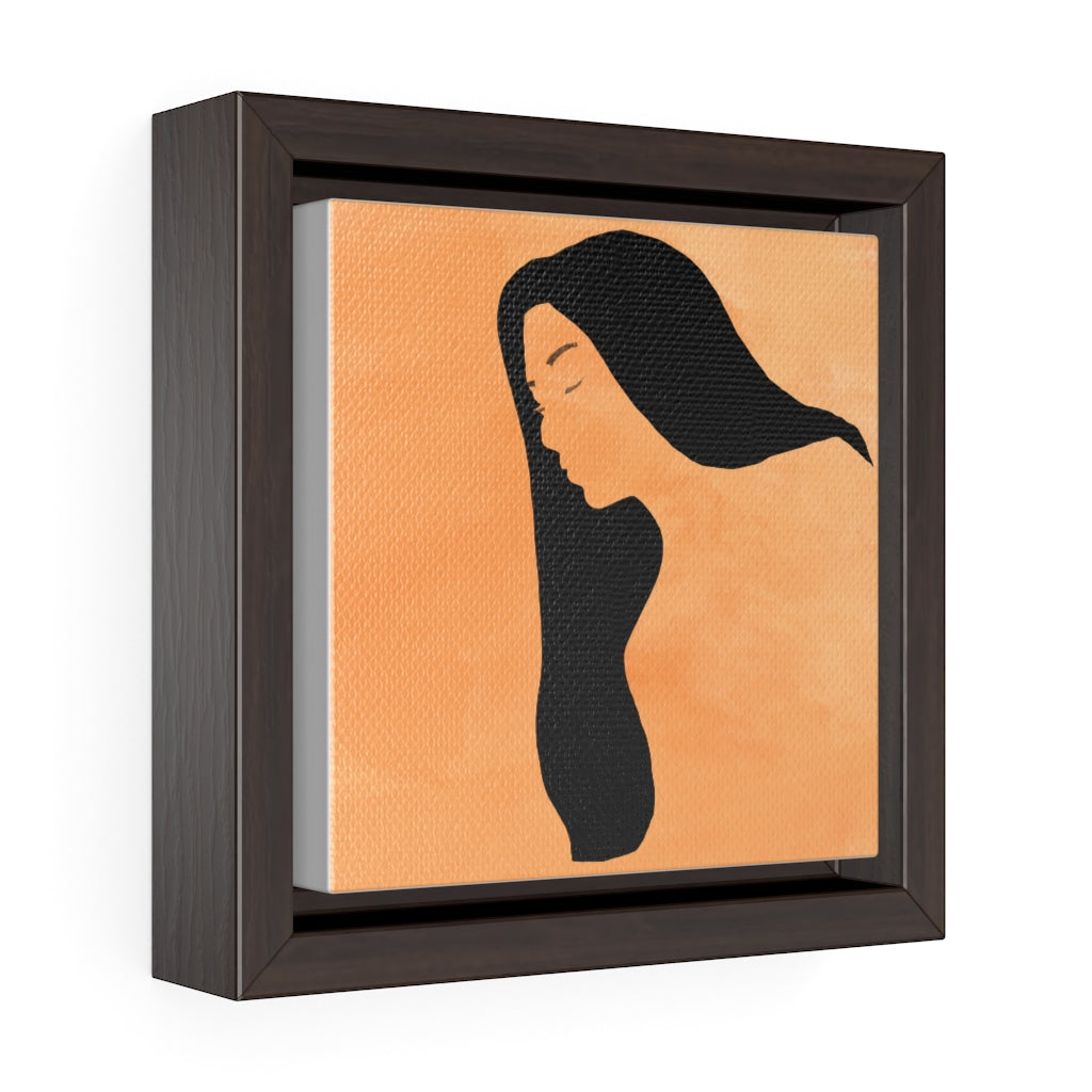 Female - Square Framed Premium Gallery Wrap Canvas