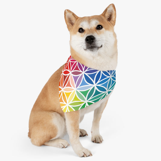 Pet Bandana Collar - Flower of Life
