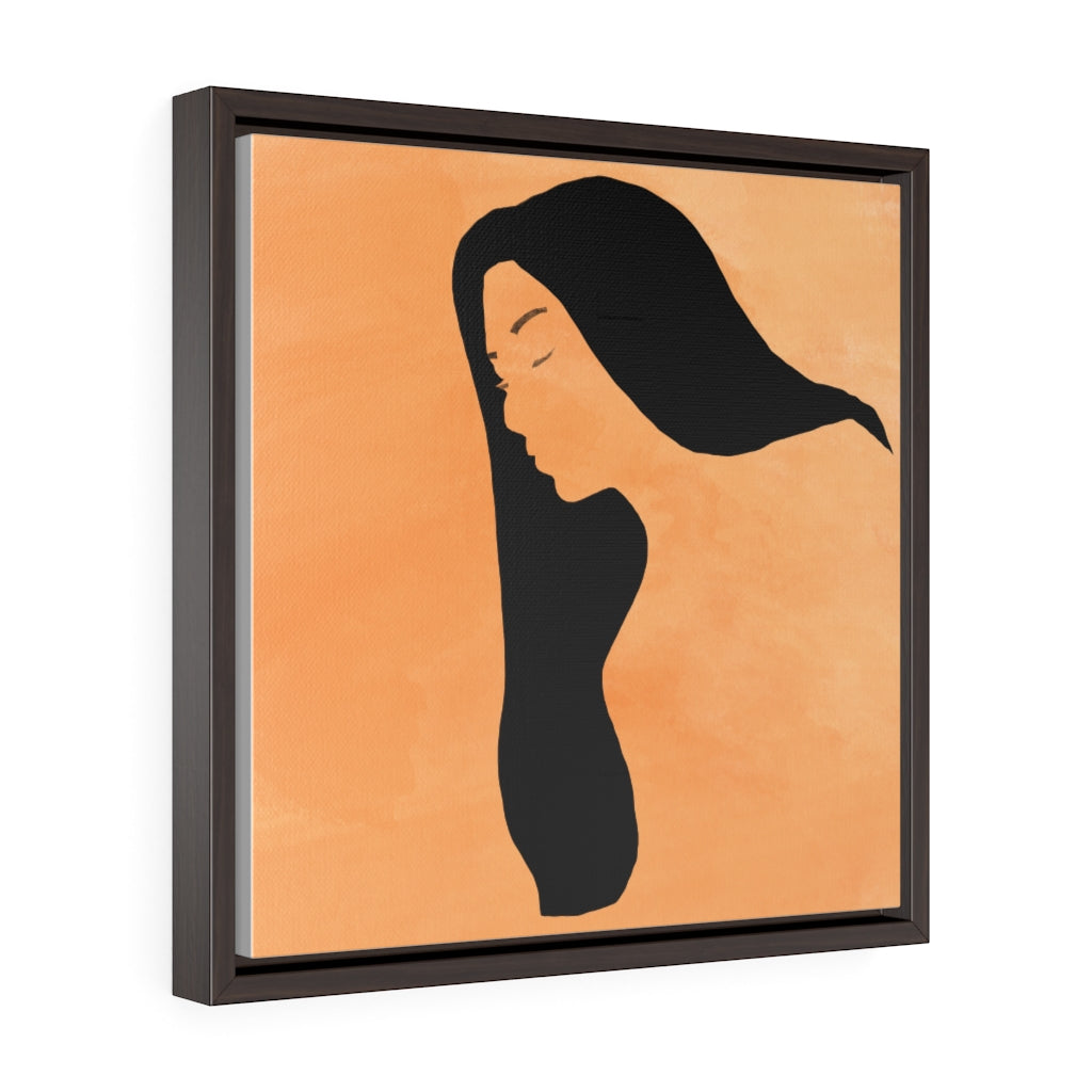 Female - Square Framed Premium Gallery Wrap Canvas