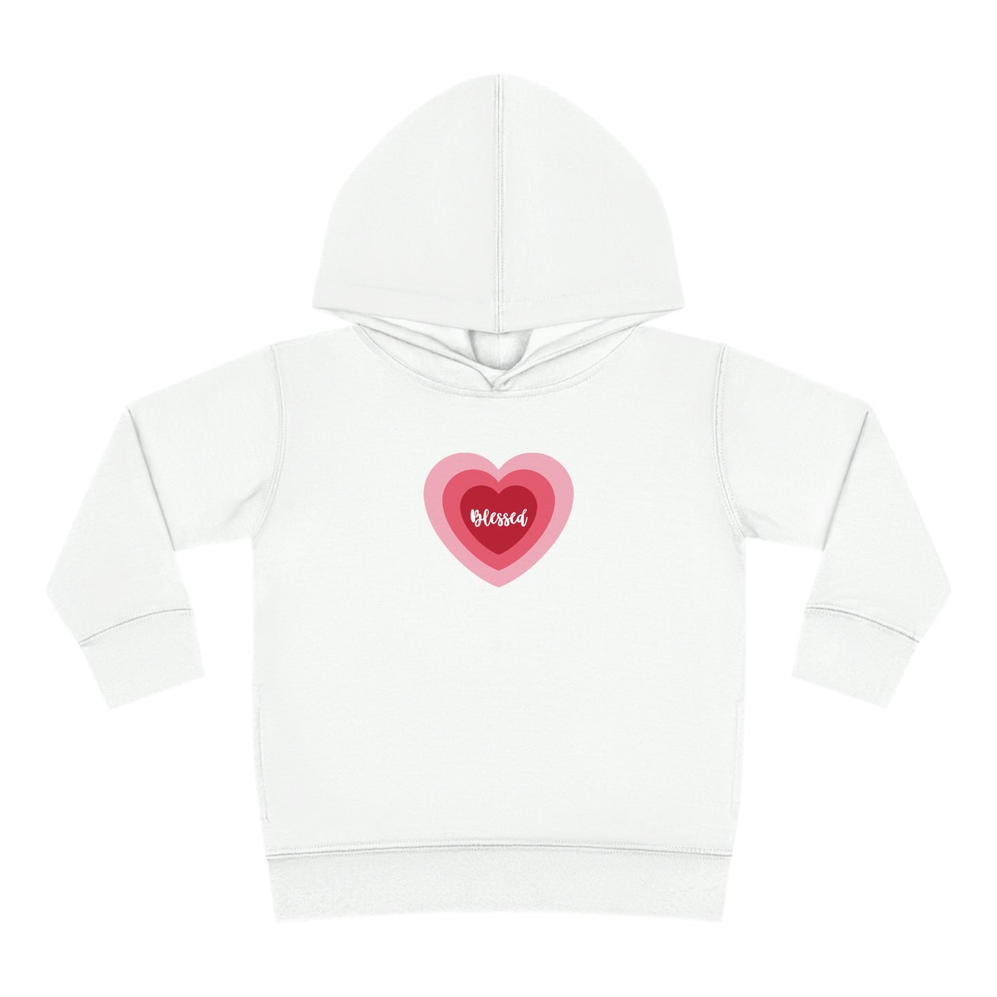 Blessed Heart - Toddler Pullover Fleece Hoodie