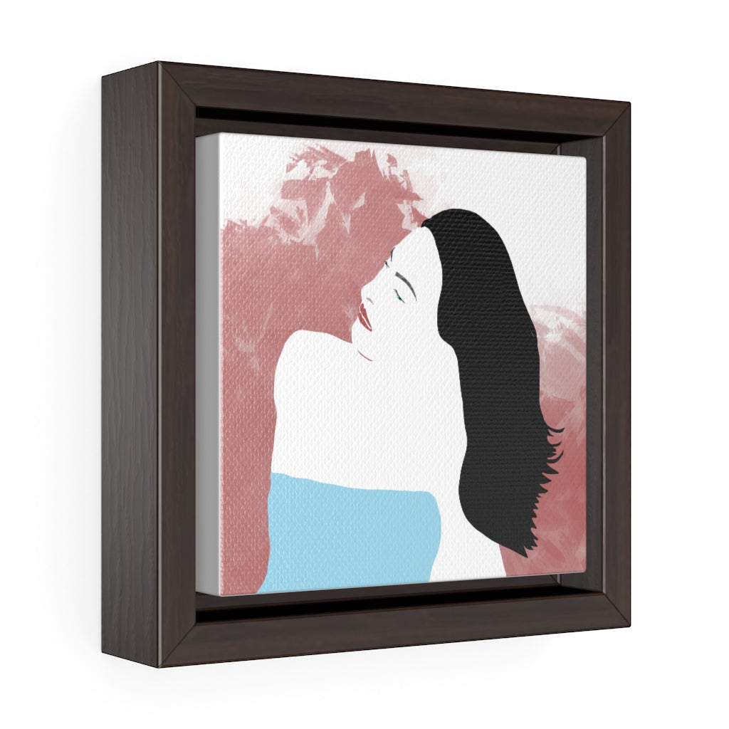 Female - Square Framed Premium Gallery Wrap Canvas