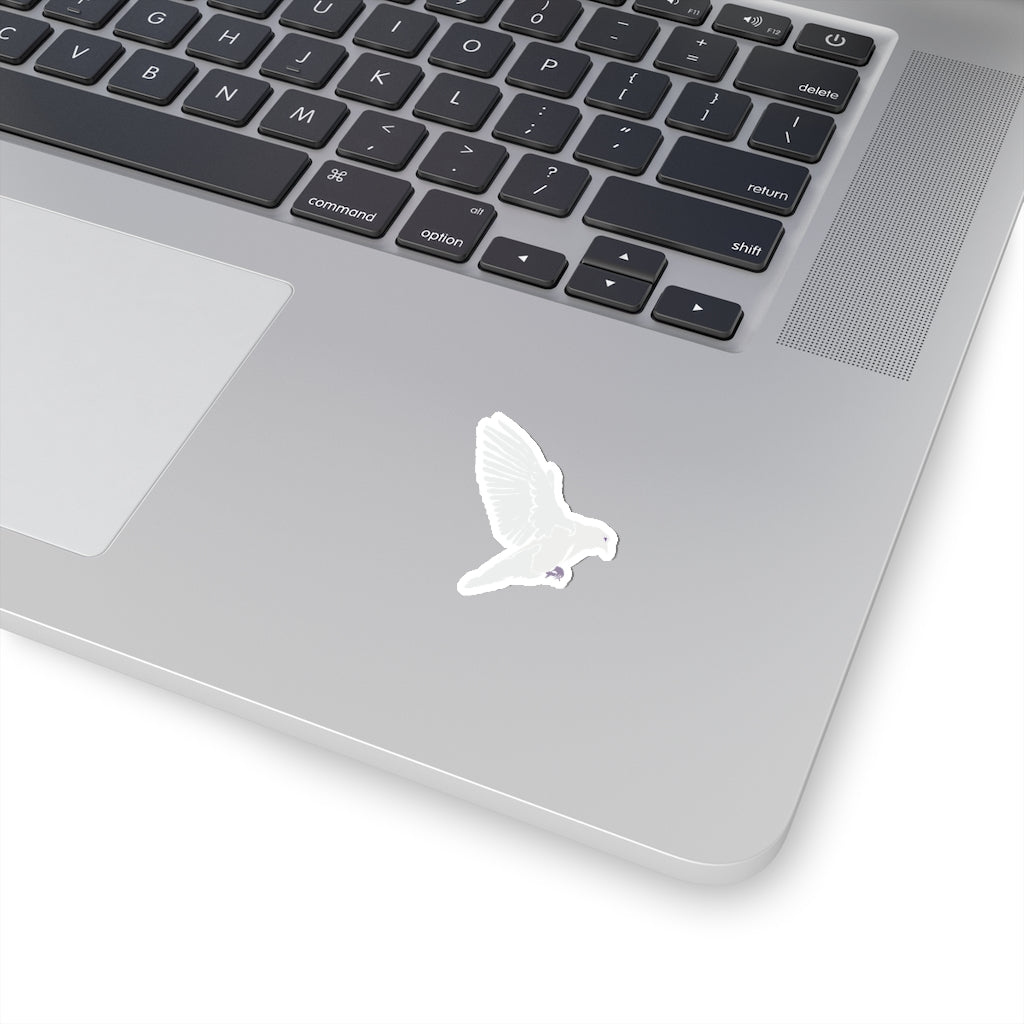 White Dove Kiss-Cut Sticker