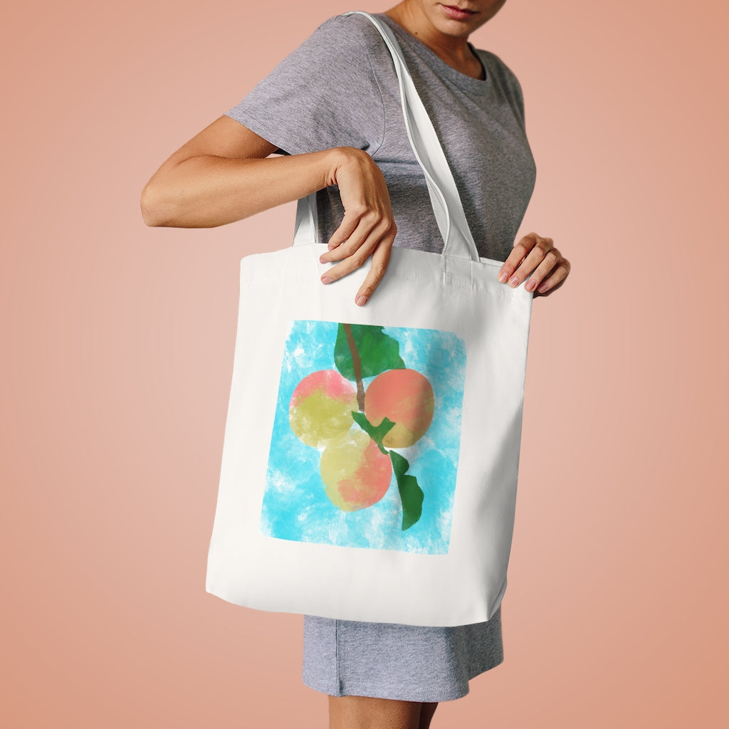 Peaches - Cotton Tote Bag