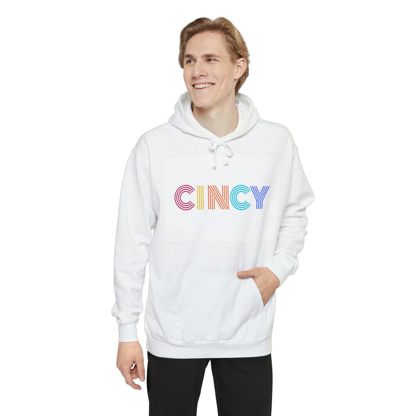 CINCY - Unisex Garment-Dyed Hoodie