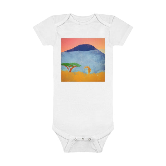 African Scene - Onesie® Organic Baby Bodysuit