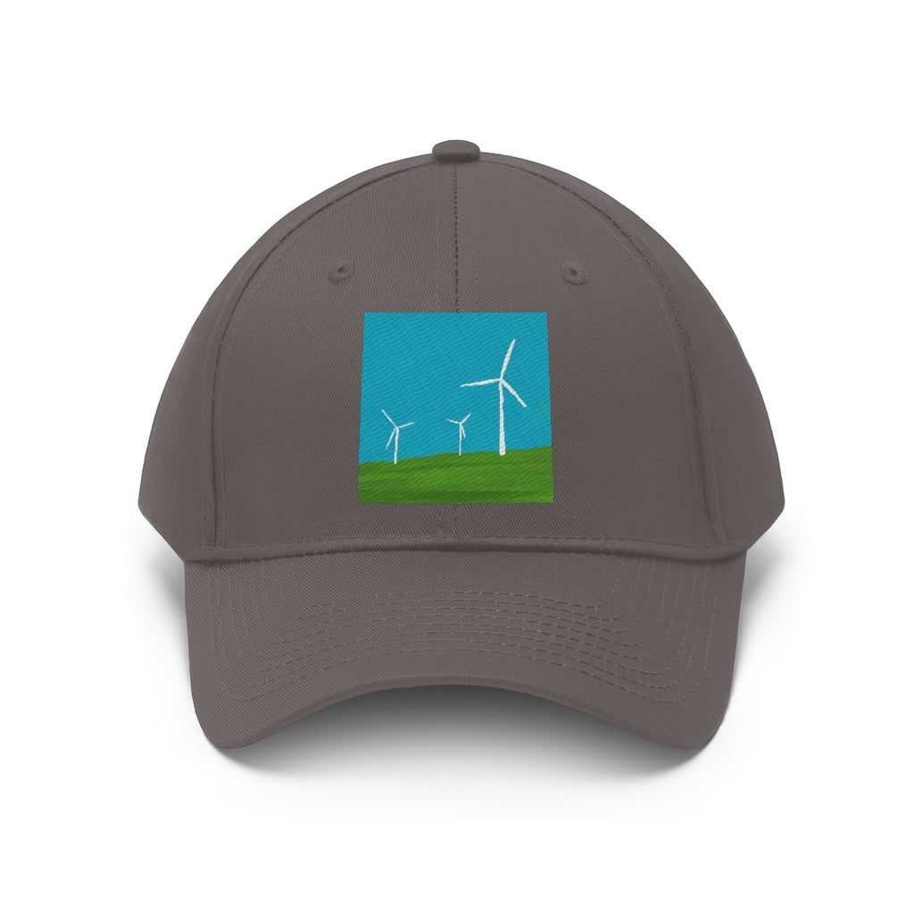 Unisex Twill Hat - Wind Turbine