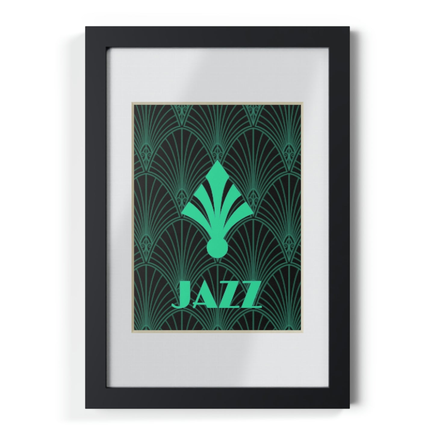 JAZZ - Framed Posters, Black