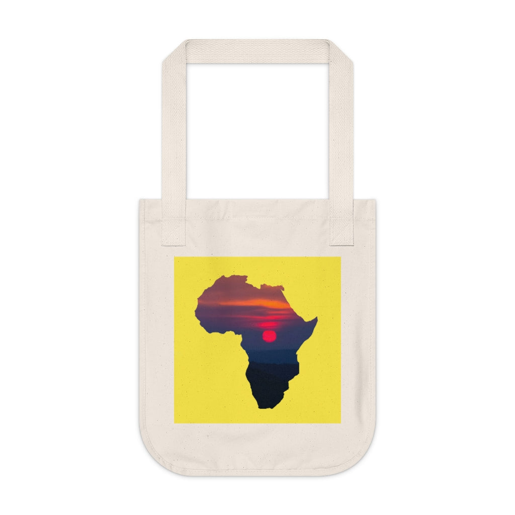 Organic Canvas Tote Bag - Africa
