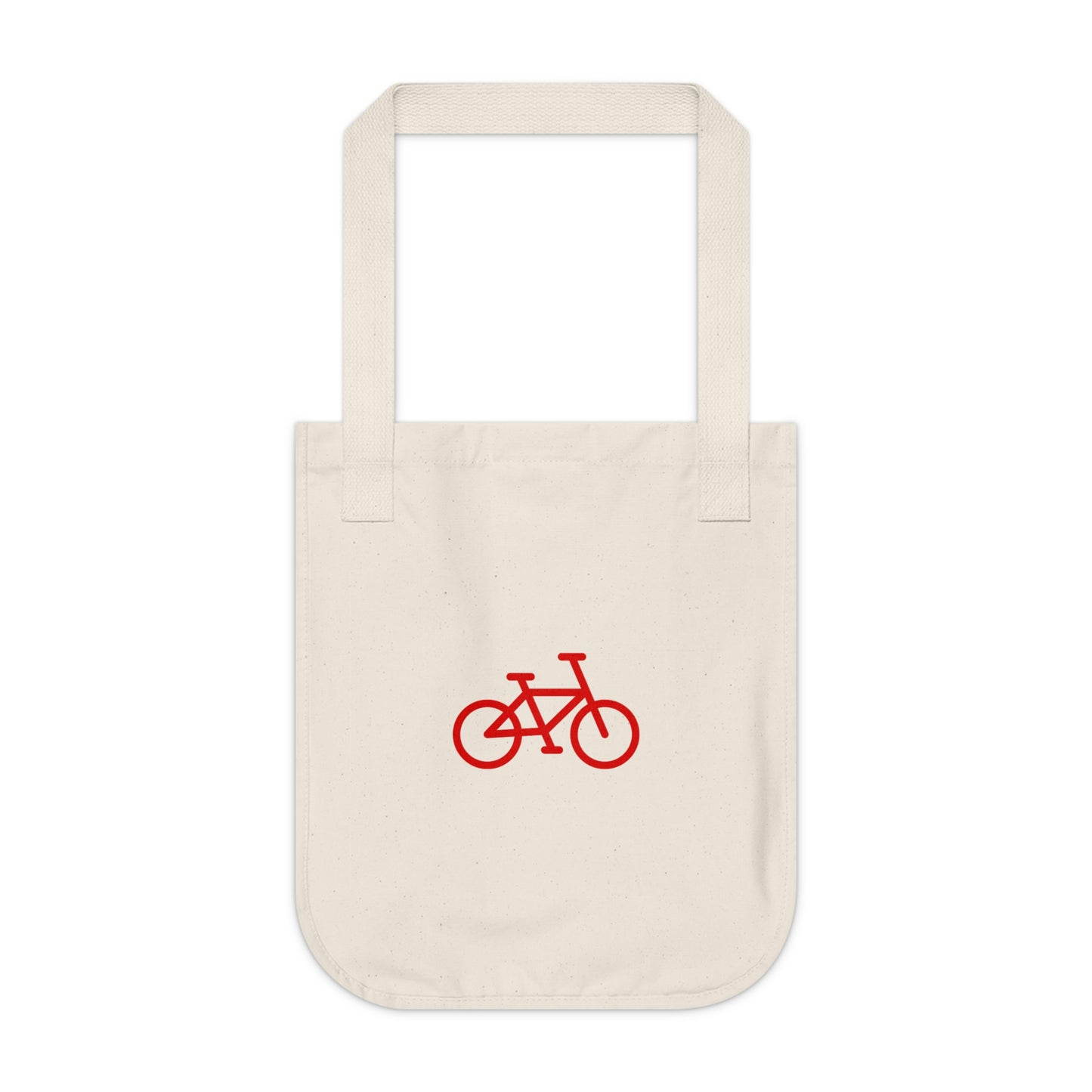 Organic Canvas Tote Bag - Bike