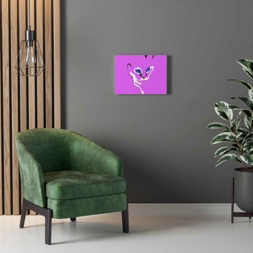 Cat Design - Pink Canvas Gallery Wraps