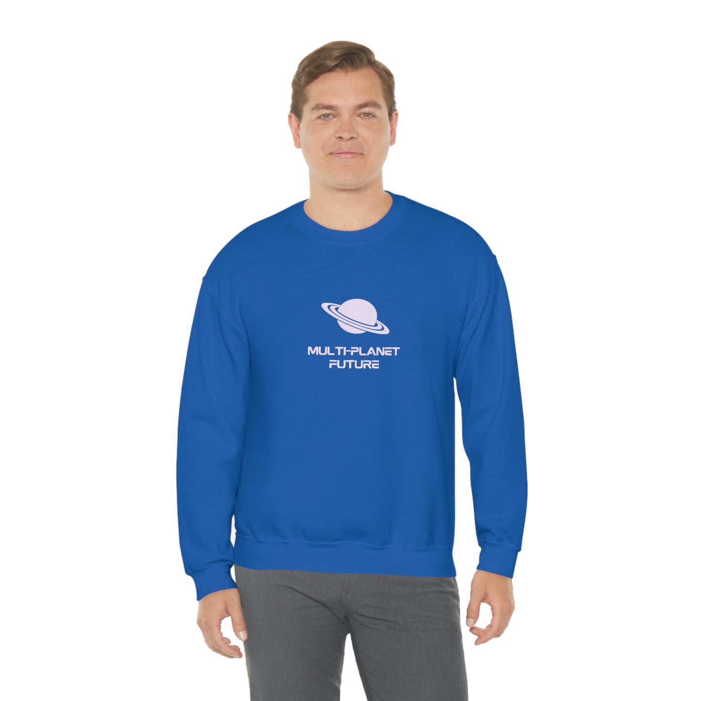 MULTI-PLANET FUTURE - Unisex Heavy Blend™ Crewneck Sweatshirt