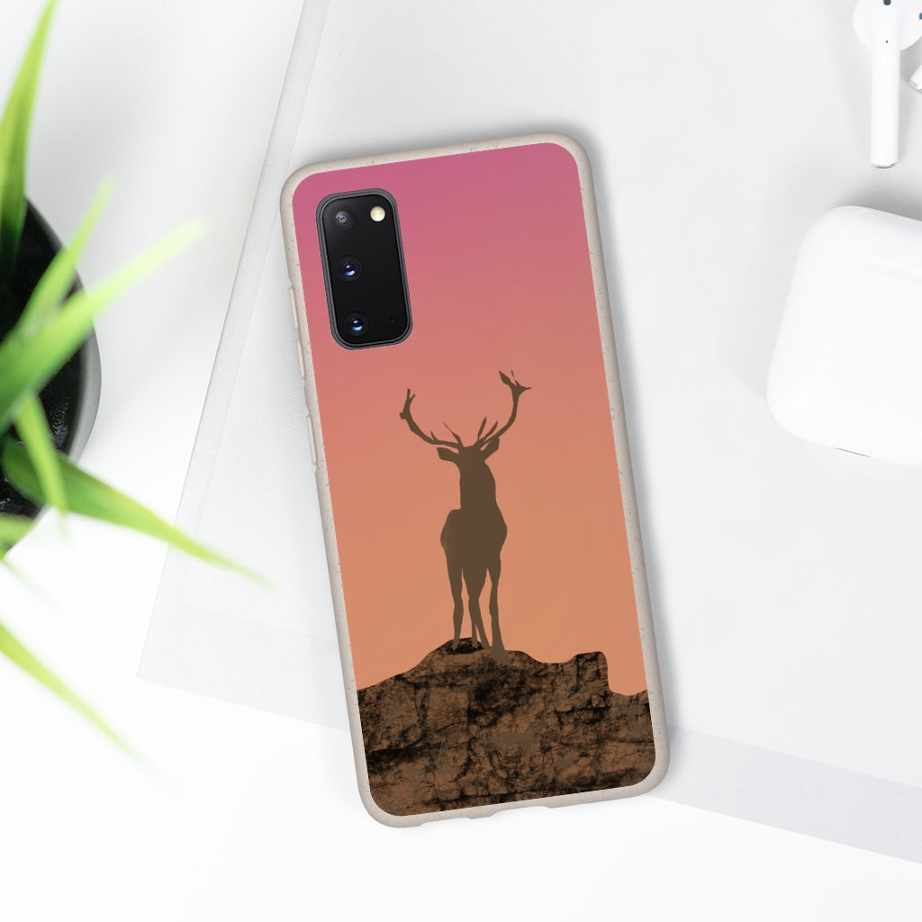 Biodegradable Case - Deer Silhouette