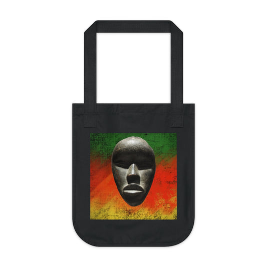 African Mask - Organic Canvas Tote Bag