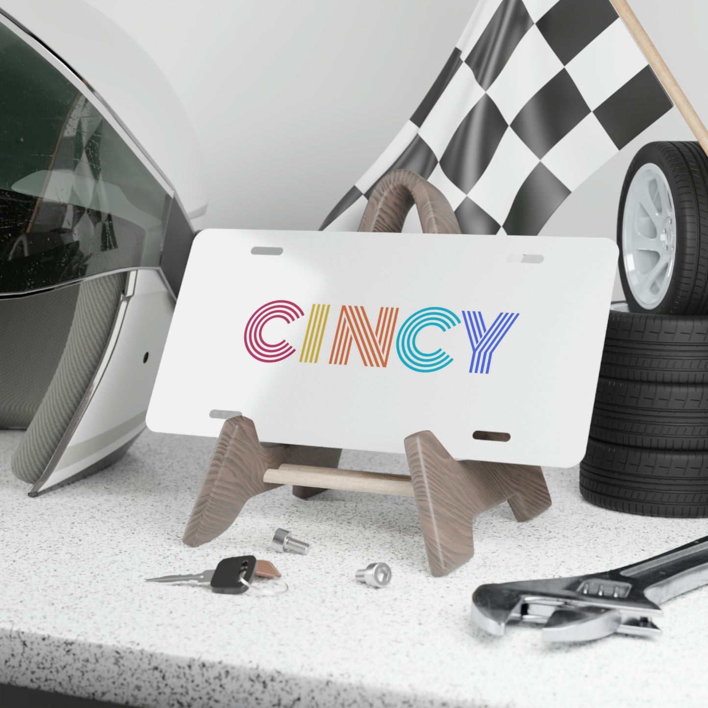 CINCY License Plate
