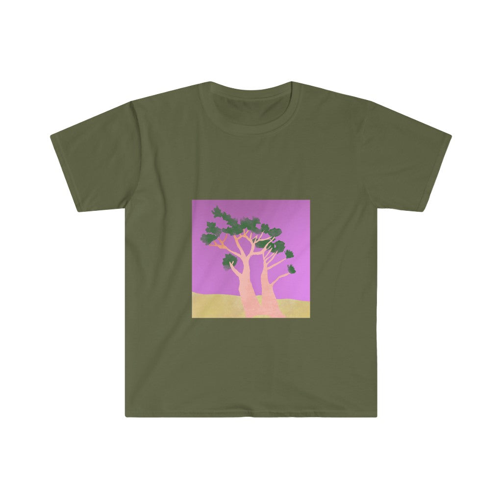 Tree - Men's Fitted Short Sleeve Tee