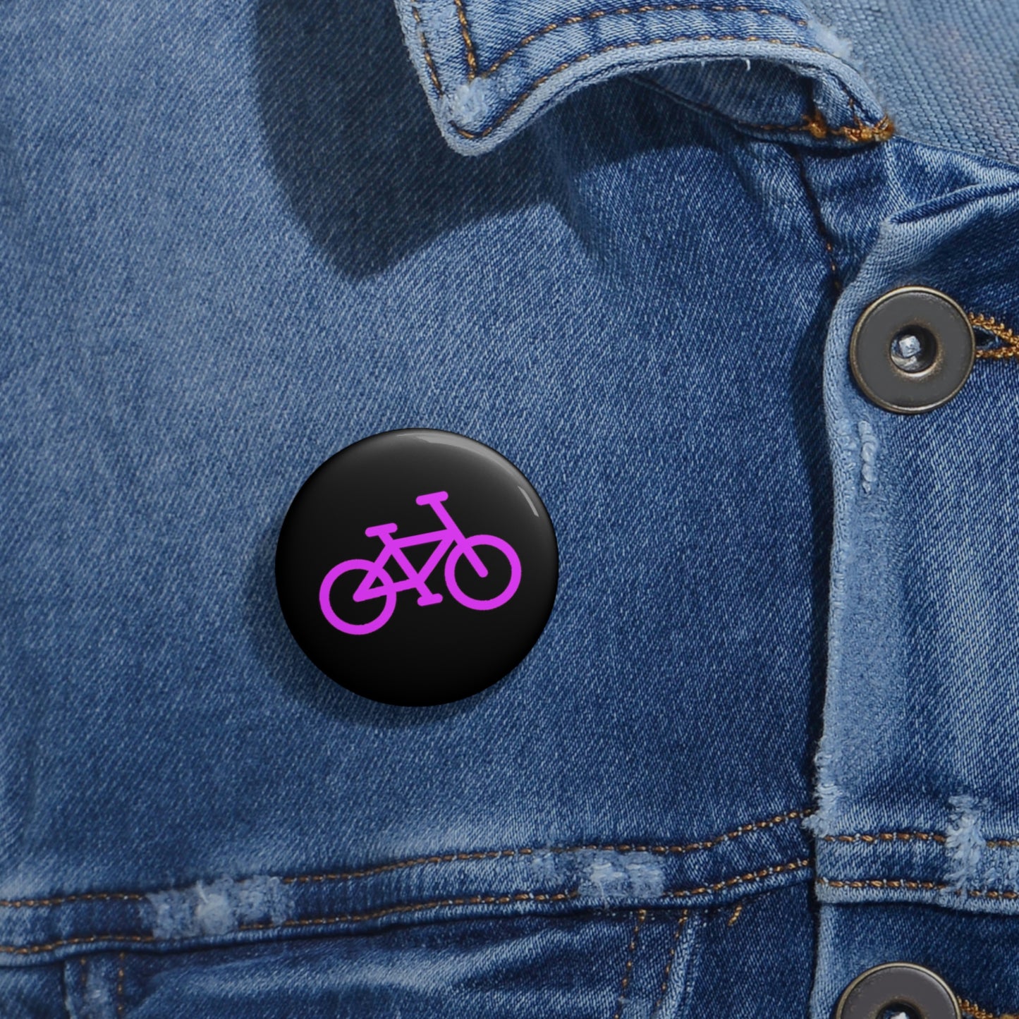 Bike Pin Button