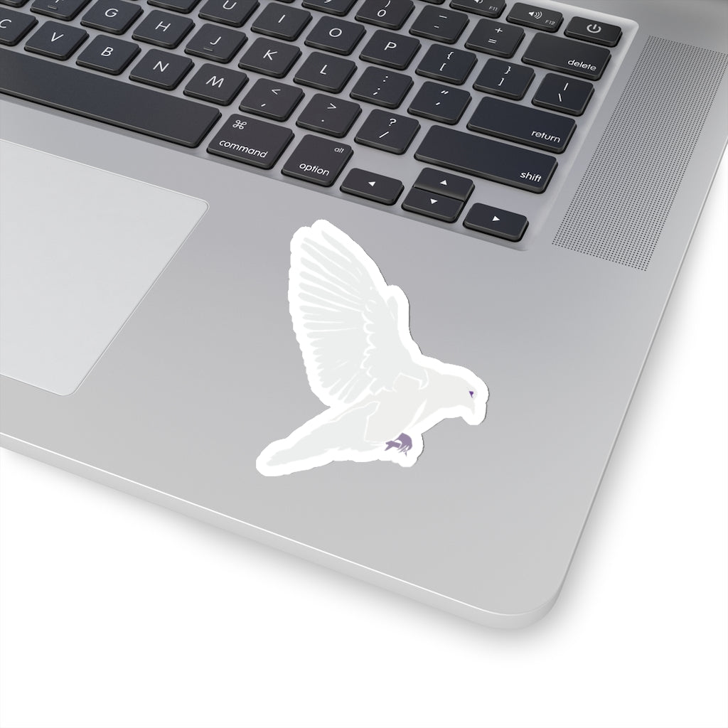 White Dove Kiss-Cut Sticker