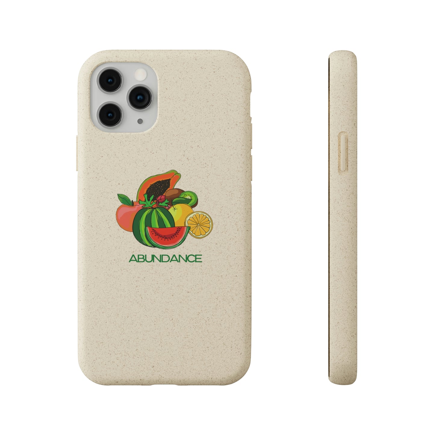 Biodegradable iPhone Cases - ABUNDANCE