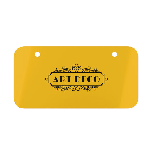 ART DECO - Mini License Plate