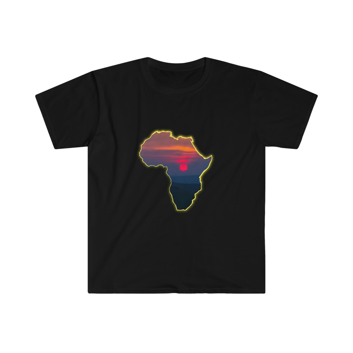 AFRICA - Men's Fitted Short Sleeve Tee