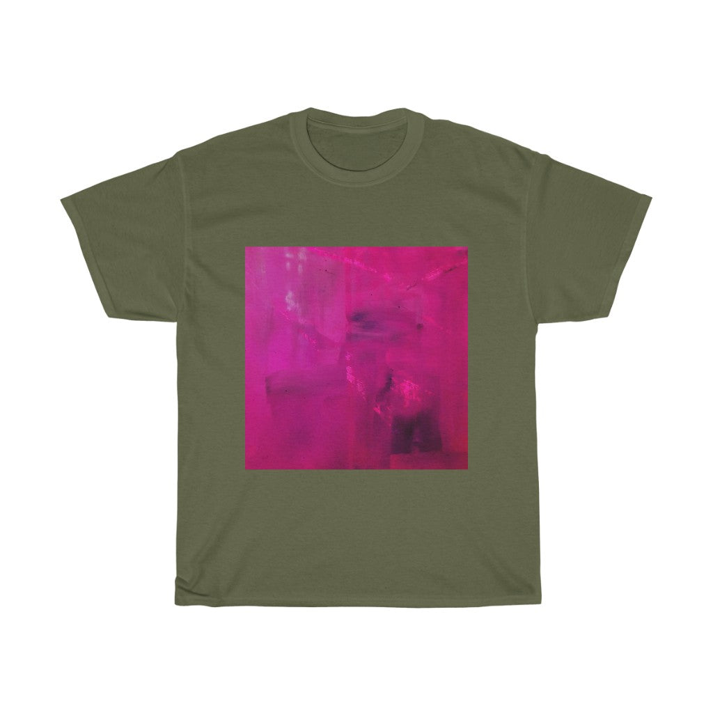 Fuchsia Art Print - Unisex Heavy Cotton Tee