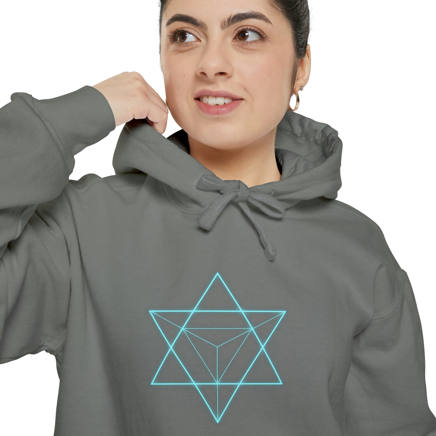 Sacred Geometry - Unisex Garment-Dyed Hoodie