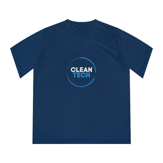 Women's Performance V-Neck T-Shirt - CLEANTECH